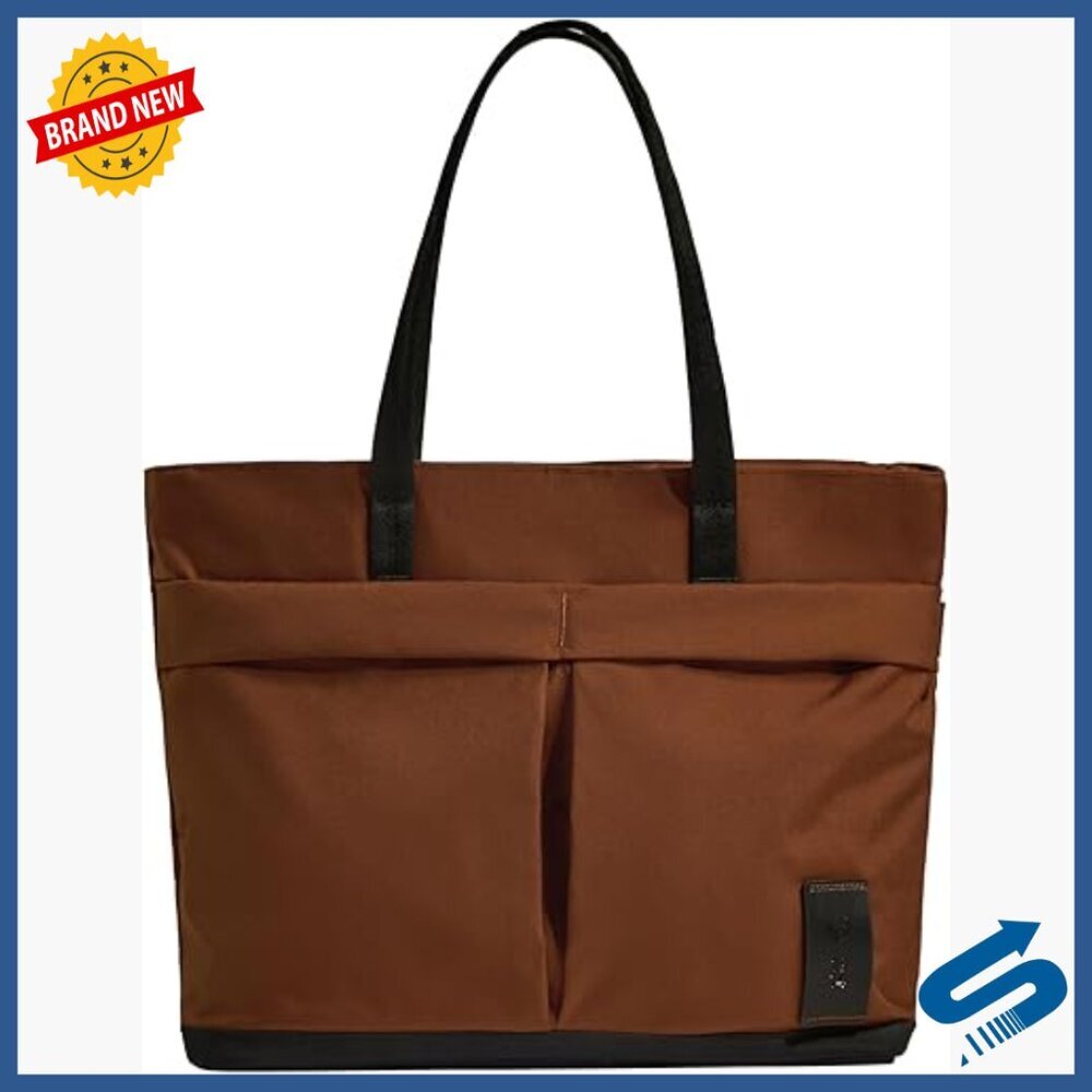 Water-Resistant Tote Bag with Laptop Sleeve, 16" Laptop, Multiple Pockets
